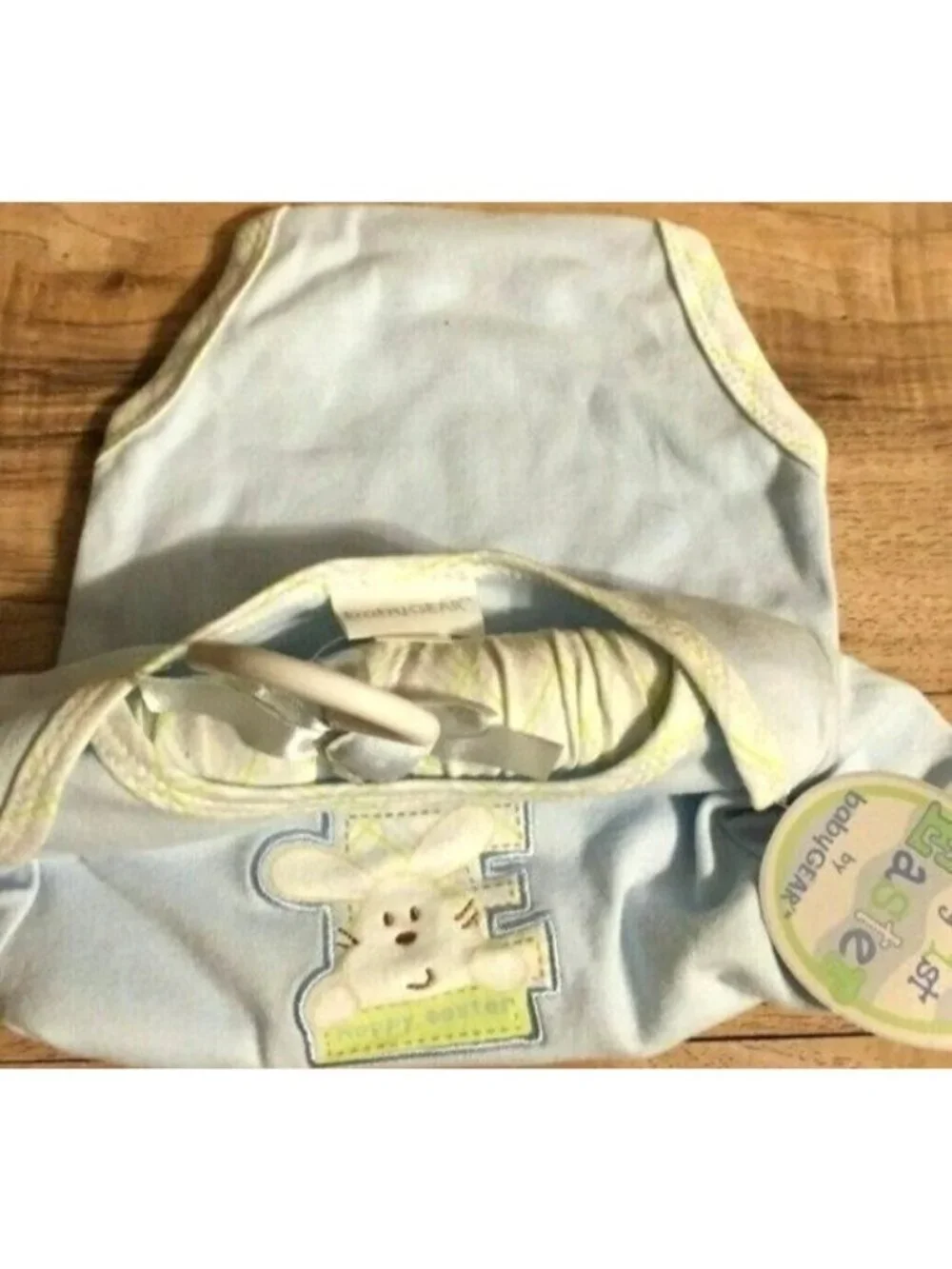 Boys Baby Outfit Gear My 1st EASTER 1-Piece Boy 6-9 Mos  & Special HANGER NWT